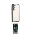 ieg™ Galaxy S24 Kılıf Vadi Minimal - Siyah 360 Mat Full Body Arka Koruyucu