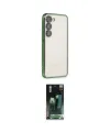 ieg™ Galaxy S24 Kılıf Vadi Minimal - Siyah 360 Mat Full Body Arka Koruyucu