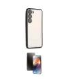ieg™ Galaxy S24 Kılıf Vadi Minimal - Siyah 3D Antistatik Mat Seramik Nano Ekran Koruyucu
