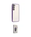 ieg™ Galaxy S24 Kılıf Vadi Minimal - Siyah Bilvis 3D Cam Ekran Koruyucu