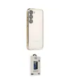 ieg™ Galaxy S24 Kılıf Vadi Minimal - Siyah Bilvis Hayalet Cam Ekran Koruyucu