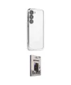 ieg™ Galaxy S24 Kılıf Vadi Minimal - Siyah Bilvis Hayalet Cam Ekran Koruyucu