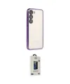 ieg™ Galaxy S24 Kılıf Vadi Minimal - Siyah Bilvis Hayalet Cam Ekran Koruyucu
