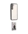 ieg™ Galaxy S24 Kılıf Vadi Minimal - Siyah Bilvis Hayalet Cam Ekran Koruyucu
