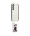 ieg™ Galaxy S24 Kılıf Vadi Minimal - Siyah Bilvis Hayalet Cam Ekran Koruyucu