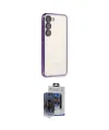 ieg™ Galaxy S24 Kılıf Vadi Minimal - Siyah Vanessa Magic Cam