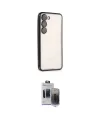 ieg™ Galaxy S24 Kılıf Vadi Minimal - Siyah Vanessa Magic Hayalet Cam