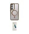 ieg™ Galaxy S24 Kılıf Yadigar Klasik Özel Seri - Şeffaf Pasifik Cam Ekran Koruyucu