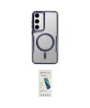 ieg™ Galaxy S24 Kılıf Yadigar Klasik Özel Seri - Şeffaf Pasifik Cam Ekran Koruyucu