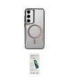 ieg™ Galaxy S24 Kılıf Yadigar Klasik Özel Seri - Şeffaf Pasifik Cam Ekran Koruyucu