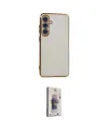 ieg™ Galaxy S24 Kılıf Yankı Serisi - Siyah Bilvis 3D Cam Ekran Koruyucu