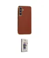ieg™ Galaxy S24 Kılıf Yankı Serisi - Siyah Bilvis 3D Cam Ekran Koruyucu
