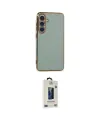 ieg™ Galaxy S24 Kılıf Yankı Serisi - Siyah Bilvis Hayalet Cam Ekran Koruyucu