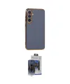 ieg™ Galaxy S24 Kılıf Yankı Serisi - Siyah Vanessa Magic Cam