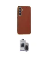 ieg™ Galaxy S24 Kılıf Yankı Serisi - Siyah Vanessa Magic Hayalet Cam