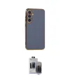 ieg™ Galaxy S24 Kılıf Yankı Serisi - Siyah Vanessa Magic Hayalet Cam