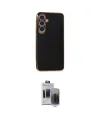 ieg™ Galaxy S24 Kılıf Yankı Serisi - Siyah Vanessa Magic Hayalet Cam