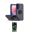 ieg™ Galaxy S24 Kılıf Yörünge Çizgi - Siyah 360 Mat Full Body Arka Koruyucu