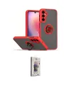 ieg™ Galaxy S24 Kılıf Yörünge Çizgi - Siyah Bilvis 3D Cam Ekran Koruyucu