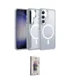 ieg™ Galaxy S24 Kılıf Yörünge Klasik - Siyah Bilvis 3D Cam Ekran Koruyucu