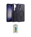 ieg™ Galaxy S24 Kılıf Yörünge Klasik - Siyah Polymer Nano Ekran Koruyucu