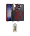 ieg™ Galaxy S24 Kılıf Yörünge Klasik - Siyah Polymer Nano Ekran Koruyucu