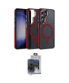 ieg™ Galaxy S24 Kılıf Yörünge Klasik - Siyah Vanessa Magic Cam