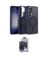 ieg™ Galaxy S24 Kılıf Yörünge Klasik - Siyah Vanessa Magic Cam
