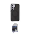 ieg™ Galaxy S24 Kılıf Yörünge Klasik - Siyah Vanessa Magic Cam