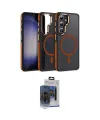 ieg™ Galaxy S24 Kılıf Yörünge Klasik - Siyah Vanessa Magic Cam