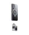 ieg™ Galaxy S24 Kılıf Zirve Çizgi Prime - Siyah Vanessa Magic Hayalet Cam