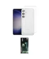 ieg™ Galaxy S24 Kılıf Zirve Doku - Siyah 360 Mat Full Body Arka Koruyucu