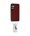 ieg™ Galaxy S24 Kılıf Zirve Işık Serisi - Şeffaf Pasifik Cam Ekran Koruyucu