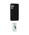 ieg™ Galaxy S24 Kılıf Zirve Işık Serisi - Şeffaf Pasifik Cam Ekran Koruyucu