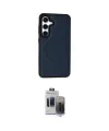 ieg™ Galaxy S24 Kılıf Zirve Işık Serisi - Siyah Vanessa Magic Hayalet Cam