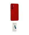 ieg™ Galaxy S24 Plus Kılıf Ahenk Serisi - Şeffaf Pasifik Cam Ekran Koruyucu