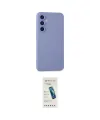 ieg™ Galaxy S24 Plus Kılıf Ahenk Serisi - Şeffaf Pasifik Cam Ekran Koruyucu