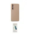 ieg™ Galaxy S24 Plus Kılıf Ahenk Serisi - Şeffaf Pasifik Cam Ekran Koruyucu