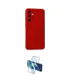 ieg™ Galaxy S24 Plus Kılıf Ahenk Serisi - Siyah 3D Antistatik Cam Ekran Koruyucu