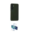 ieg™ Galaxy S24 Plus Kılıf Ahenk Serisi - Siyah 3D Antistatik Cam Ekran Koruyucu