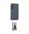 ieg™ Galaxy S24 Plus Kılıf Ahenk Serisi - Siyah Bilvis Hayalet Cam Ekran Koruyucu