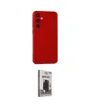 ieg™ Galaxy S24 Plus Kılıf Ahenk Serisi - Siyah Bilvis Hayalet Cam Ekran Koruyucu