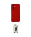 ieg™ Galaxy S24 Plus Kılıf Ahenk Serisi - Siyah Bilvis Hayalet Cam Ekran Koruyucu