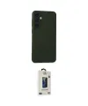 ieg™ Galaxy S24 Plus Kılıf Ahenk Serisi - Siyah Bilvis Hayalet Cam Ekran Koruyucu