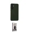 ieg™ Galaxy S24 Plus Kılıf Ahenk Serisi - Siyah Bilvis Hayalet Cam Ekran Koruyucu