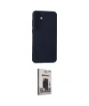 ieg™ Galaxy S24 Plus Kılıf Ahenk Serisi - Siyah Bilvis Hayalet Cam Ekran Koruyucu