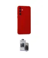 ieg™ Galaxy S24 Plus Kılıf Ahenk Serisi - Siyah Vanessa Magic Hayalet Cam