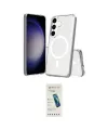 ieg™ Galaxy S24 Plus Kılıf Ahenk Yansıma Prime - Şeffaf Pasifik Cam Ekran Koruyucu