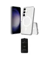 ieg™ Galaxy S24 Plus Kılıf Ahenk Yansıma Prime - Siyah 6D Antistatik Mat Seramik Hayalet Nano Ekran Koruyucu