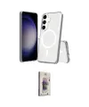 ieg™ Galaxy S24 Plus Kılıf Ahenk Yansıma Prime - Siyah Bilvis 3D Cam Ekran Koruyucu